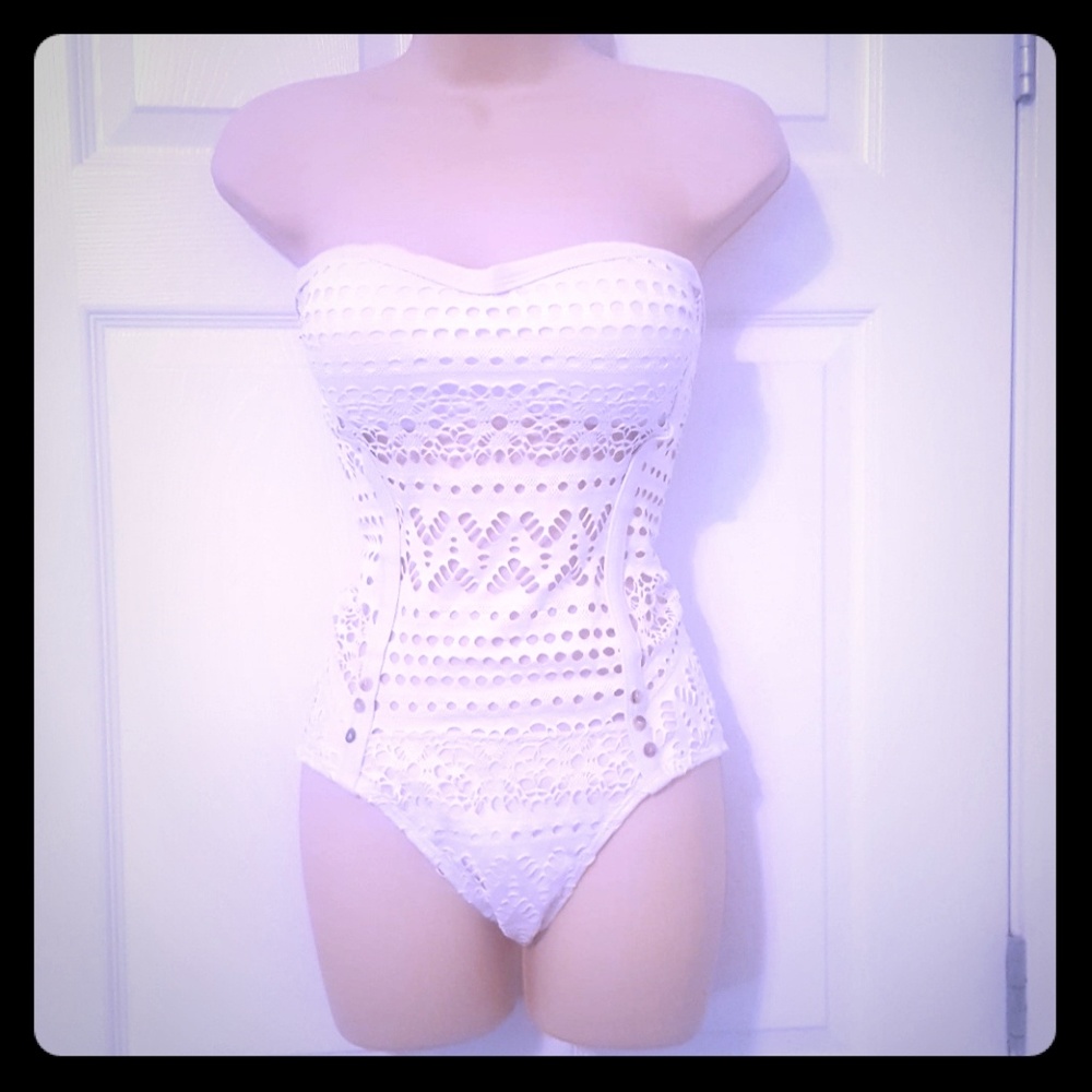 White bathing suit